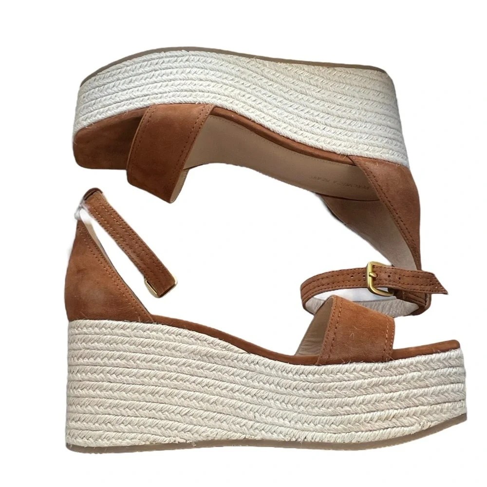 NWOB‎ Veronica Beard Gianna Platform Wedge Sandal Size 9.5